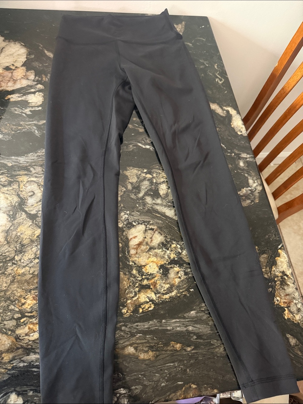 lululemon athletica Kids Black High-Rise Stretch Leggings